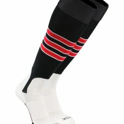 TCK Baseball Stirrup Socks With Stripes Pattern D Baseball Socks