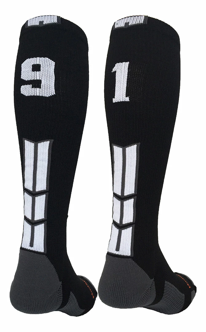 Outlet โ MadSportsStuff ๐ฅ Softball ๐งฆ Socks Black Player ID Custom Number Over The Calf ๐งฆ Socks For ๐ฅ Softball โพ Baseball Football Boys And ๐ง Girls ๐ 39 MadSportsStuff Softball Socks Black Player ID Custom Number Over The Calf Socks For Softball Baseball Football Boys And Girls