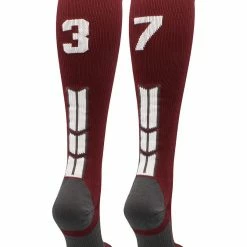 Best Sale ๐ MadSportsStuff Maroon Player ID Custom Number Over The Calf ๐งฆ Socks For ๐ฅ Softball โพ Baseball Football Boys And ๐ง Girls ๐ฅ Softball ๐งฆ Socks ๐ 197 MadSportsStuff Maroon Player ID Custom Number Over The Calf Socks For Softball Baseball Football Boys And Girls Softball Socks