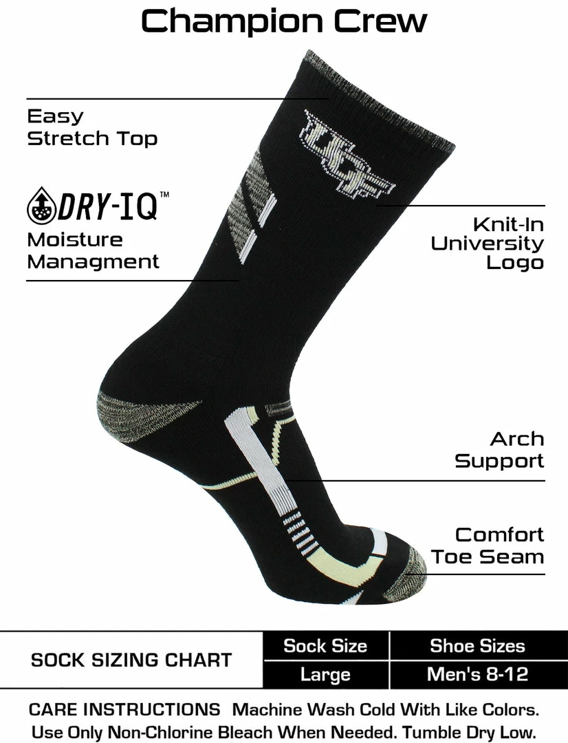 Cheapest ๐ TCK All Schools UCF Golden Knights ๐งฆ Socks University Of Central Florida Golden Knights Champion Crew ๐งฆ Socks โญ 3 TCK All Schools UCF Golden Knights Socks University Of Central Florida Golden Knights Champion Crew Socks