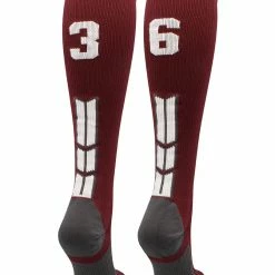 Best Sale ๐ MadSportsStuff Maroon Player ID Custom Number Over The Calf ๐งฆ Socks For ๐ฅ Softball โพ Baseball Football Boys And ๐ง Girls ๐ฅ Softball ๐งฆ Socks ๐ 208 MadSportsStuff Maroon Player ID Custom Number Over The Calf Socks For Softball Baseball Football Boys And Girls Softball Socks