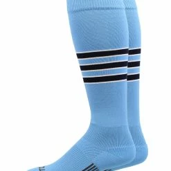 MadSportsStuff Gridiron 3 Stripe Football Socks (Multiple Colors)