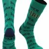 TCK Notre Dame Fighting Irish Socks University Of Notre Dame Fighting Irish Mayhem Crew Socks