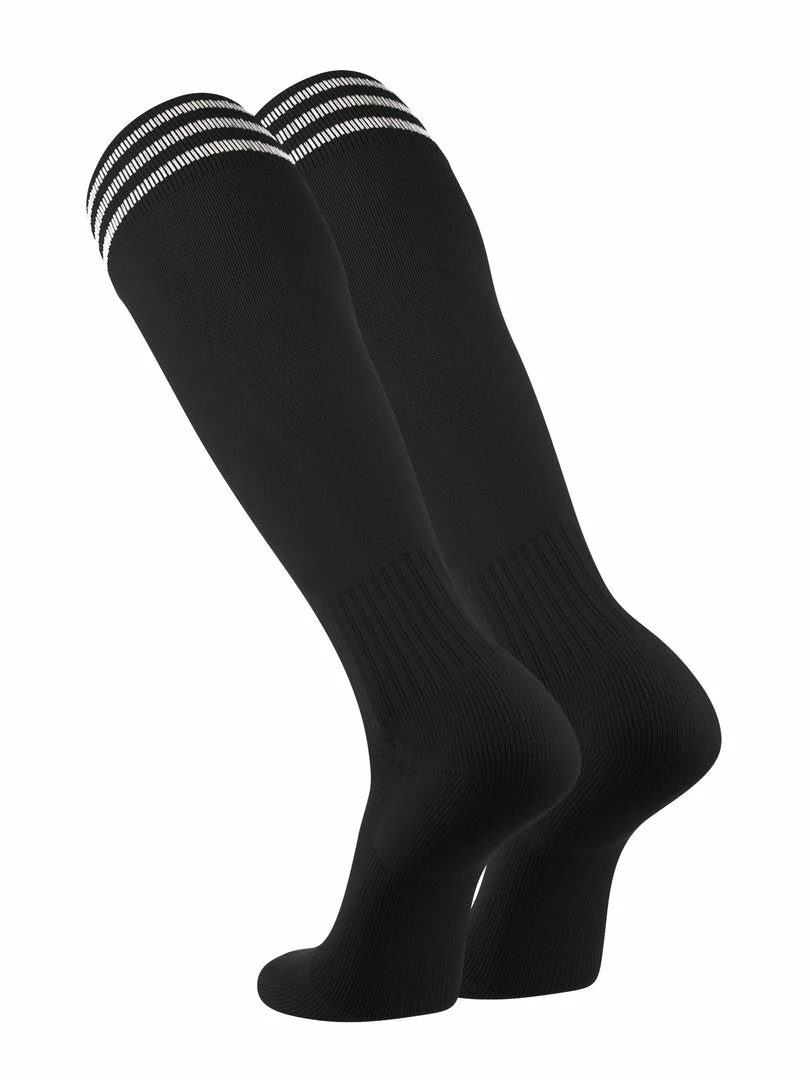 Top 10 ๐ TCK Soccer ๐งฆ Socks With Stripes- For Boys Or ๐ง Girls- Men Or ๐ฉ Women - Extra Cross-Stretch For Shin Guards ๐ 2 TCK Soccer Socks With Stripes- For Boys Or Girls- Men Or Women - Extra Cross-Stretch For Shin Guards