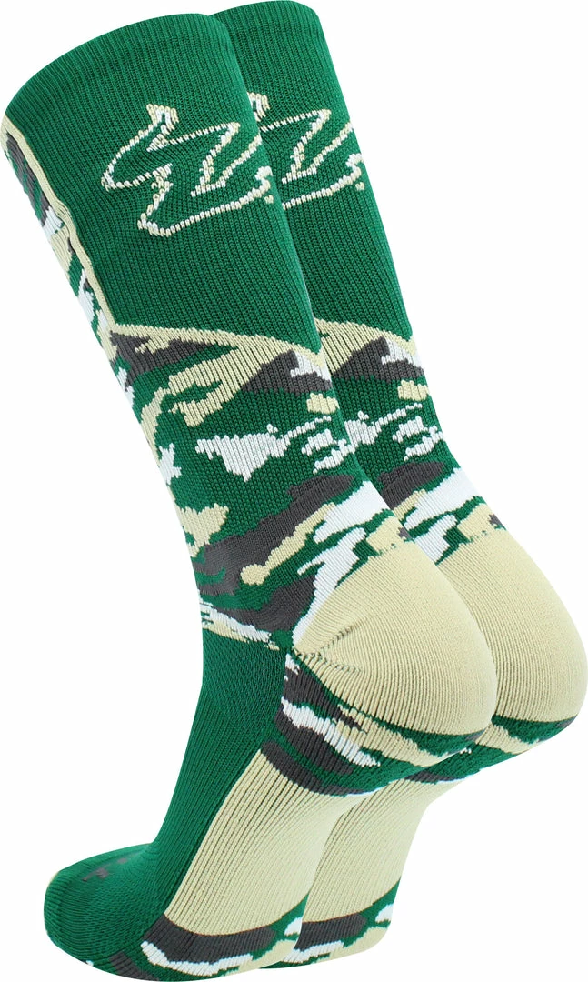 Buy ๐ฅฐ TCK Sports University Of South Florida Bulls ๐งฆ Socks Woodland Camo Crew All Schools ๐ 2 TCK Sports University Of South Florida Bulls Socks Woodland Camo Crew All Schools