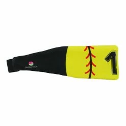 MadSportsStuff Softball Headband For Girls With Jersey Number (numbers 00-39) Headbands