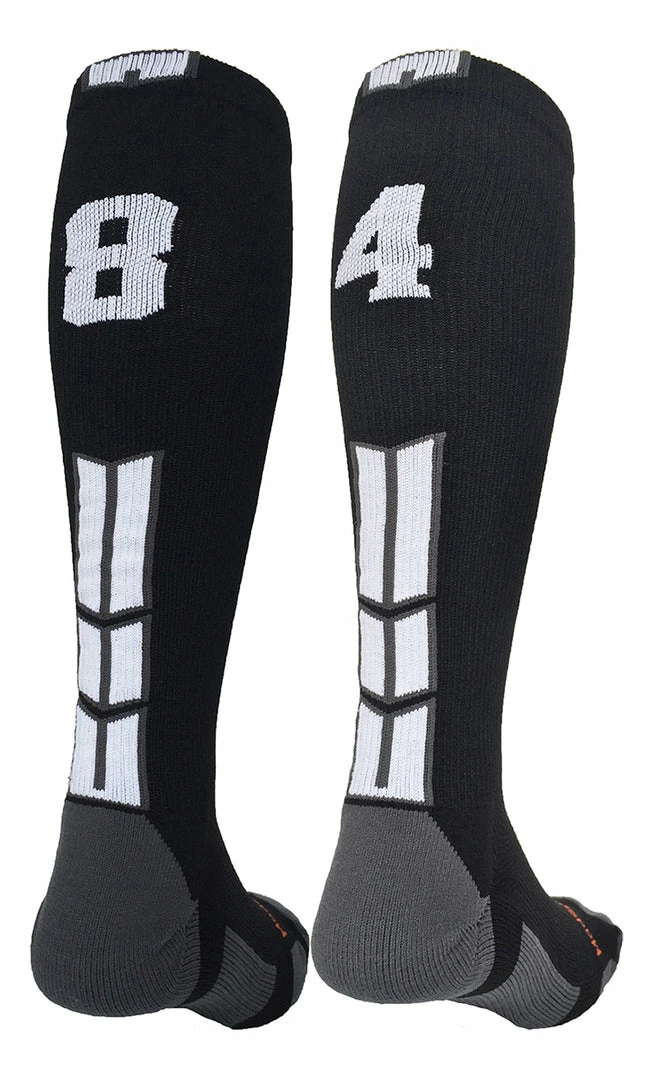 Outlet โ MadSportsStuff ๐ฅ Softball ๐งฆ Socks Black Player ID Custom Number Over The Calf ๐งฆ Socks For ๐ฅ Softball โพ Baseball Football Boys And ๐ง Girls ๐ 46 MadSportsStuff Softball Socks Black Player ID Custom Number Over The Calf Socks For Softball Baseball Football Boys And Girls