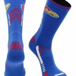 TCK KU Kansas Jayhawks Socks University Of Kansas Jayhawks Champion Crew Socks All Schools