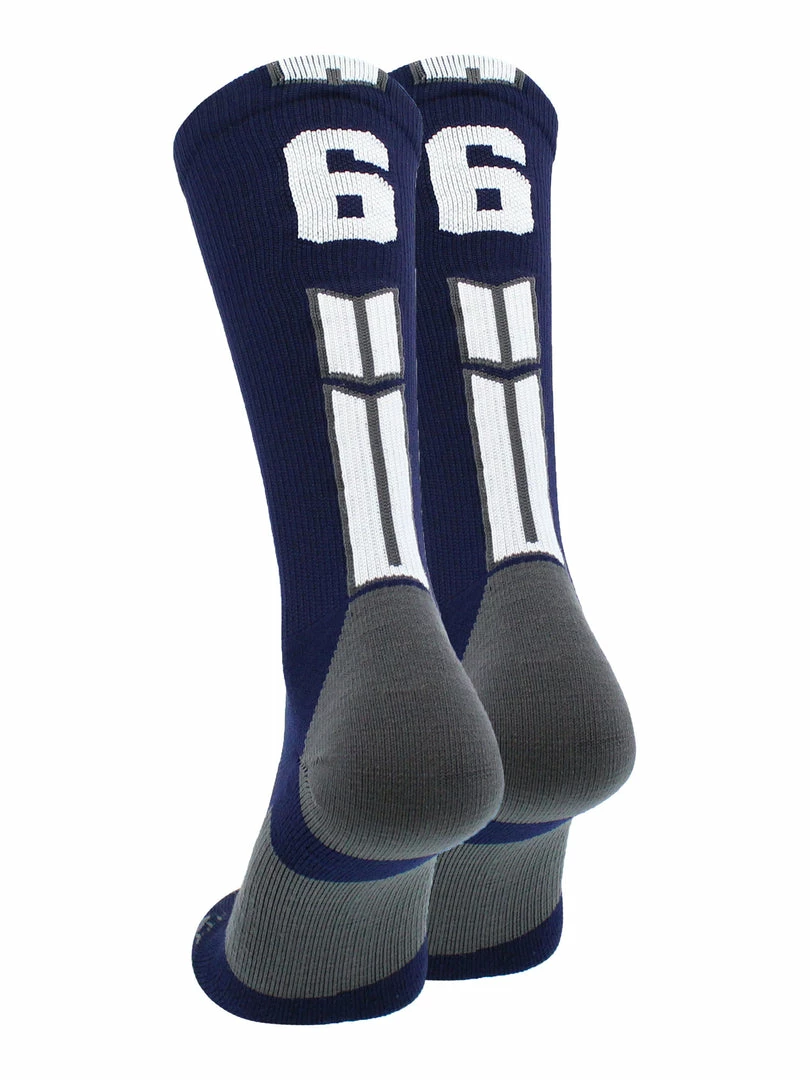 Deals ๐ MadSportsStuff Volleyball ๐งฆ Socks Navy Player ID Custom Number Crew ๐งฆ Socks For ๐ Basketball Lacrosse Volleyball Boys And ๐ง Girls ๐ 13 MadSportsStuff Volleyball Socks Navy Player ID Custom Number Crew Socks For Basketball Lacrosse Volleyball Boys And Girls