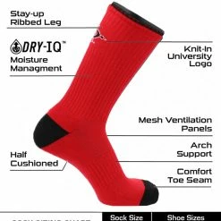 Best reviews of โ TCK All Schools San Diego State ๐งฆ Socks San Diego State University Aztecs ๐งฆ Socks Campus Legend Crew Length ๐ 6 TCK All Schools San Diego State Socks San Diego State University Aztecs Socks Campus Legend Crew Length