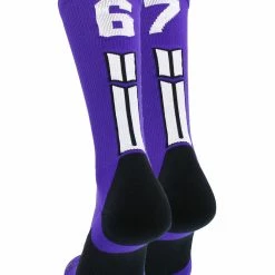 Brand new ๐ฅฐ MadSportsStuff Purple Player ID Custom Number Crew ๐งฆ Socks For ๐ Basketball Lacrosse Volleyball Boys And ๐ง Girls ๐ 116 MadSportsStuff Purple Player ID Custom Number Crew Socks For Basketball Lacrosse Volleyball Boys And Girls