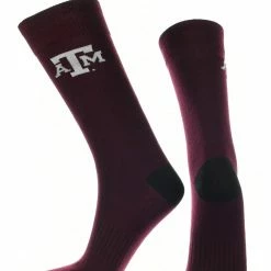 TCK All Schools Texas A&M Aggies Dress Socks Dean's List Crew Length Socks