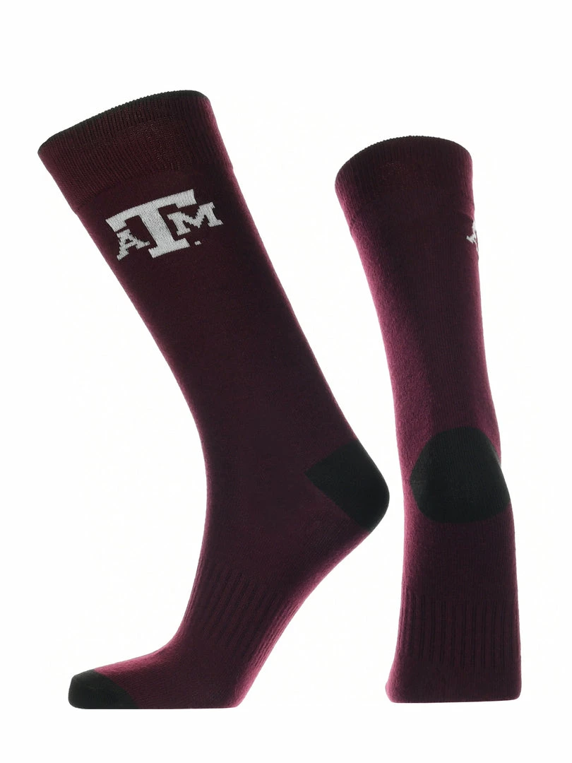 Discount ๐ TCK All Schools Texas A&M Aggies ๐ Dress ๐งฆ Socks Dean's List Crew Length ๐งฆ Socks ๐ฅ 2 TCK All Schools Texas A&M Aggies Dress Socks Dean's List Crew Length Socks