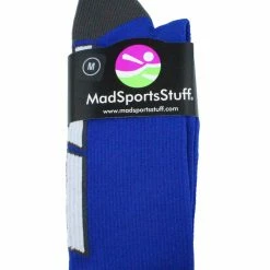 MadSportsStuff Softball Socks With Softball Logo For Girls Or Women - Athletic Over The Calf Socks