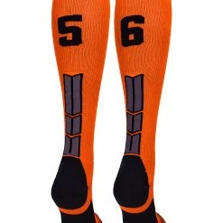 Deals โญ MadSportsStuff ๐ฅ Softball ๐งฆ Socks Orange And Black Player ID Custom Number Over The Calf ๐งฆ Socks For ๐ฅ Softball โพ Baseball Football Boys And ๐ง Girls ๐ 129 MadSportsStuff Softball Socks Orange And Black Player ID Custom Number Over The Calf Socks For Softball Baseball Football Boys And Girls