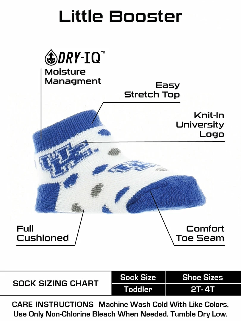 Coupon ๐ TCK Kentucky Wildcats Toddler ๐งฆ Socks Low Cut Little Fan All Schools โญ 3 TCK Kentucky Wildcats Toddler Socks Low Cut Little Fan All Schools