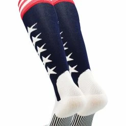 MadSportsStuff USA Flag Baseball Patriotic Stirrups Socks With Stars And Stripes