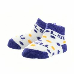 TCK All Schools LSU Tigers Toddler Socks Low Cut Little Fan