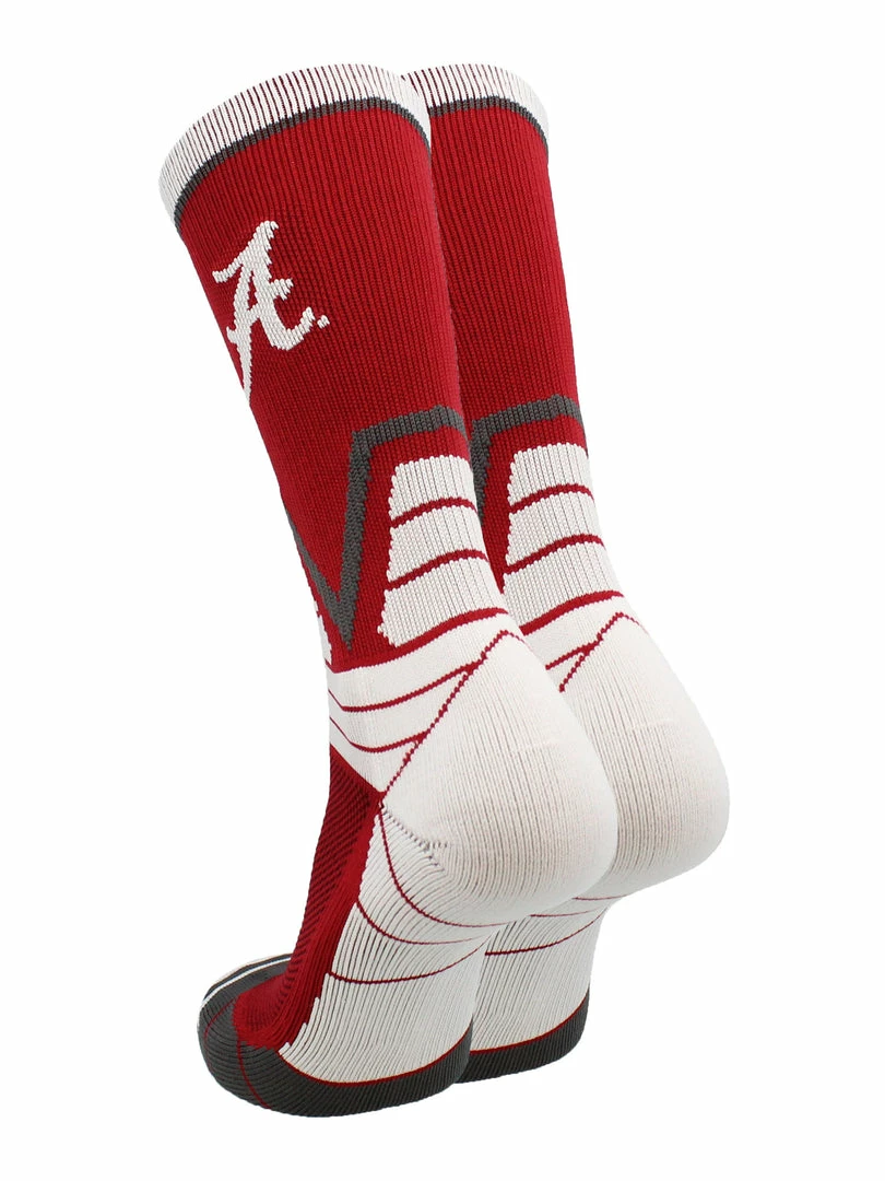 Hot Sale โจ TCK All Schools Alabama Crimson Tide Victory Crew ๐งฆ Socks ๐ฅ 2 TCK All Schools Alabama Crimson Tide Victory Crew Socks