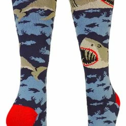 Best Pirce ๐ MadSportsStuff ๐ฅ Softball ๐งฆ Socks Great White Sharks Athletic Over The Calf ๐งฆ Socks โ 9 MadSportsStuff Softball Socks Great White Sharks Athletic Over The Calf Socks