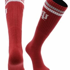 TCK All Schools Indiana Hoosiers Socks Throwback Tube