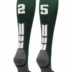 Best Pirce ๐ MadSportsStuff Dark Green Player ID Custom Number Over The Calf ๐งฆ Socks For ๐ฅ Softball โพ Baseball Football Boys And ๐ง Girls ๐ฅ Softball ๐งฆ Socks ๐คฉ 187 MadSportsStuff Dark Green Player ID Custom Number Over The Calf Socks For Softball Baseball Football Boys And Girls Softball Socks