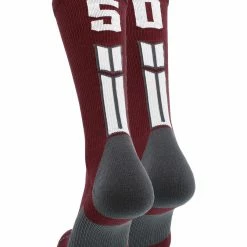Best deal ๐คฉ MadSportsStuff Maroon Player ID Custom Number Crew ๐งฆ Socks For ๐ Basketball Lacrosse Volleyball Boys And ๐ง Girls ๐งจ 158 MadSportsStuff Maroon Player ID Custom Number Crew Socks For Basketball Lacrosse Volleyball Boys And Girls