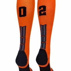 Best Sale ๐ MadSportsStuff ๐ฅ Softball ๐งฆ Socks Orange And Black Player ID Custom Number Over The Calf ๐งฆ Socks For ๐ฅ Softball โพ Baseball Football Boys And ๐ง Girls โญ 182 MadSportsStuff Softball Socks Orange And Black Player ID Custom Number Over The Calf Socks For Softball Baseball Football Boys And Girls