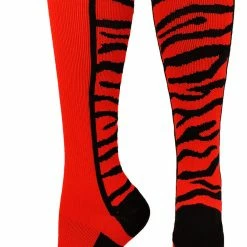 Deals ๐ MadSportsStuff โพ Baseball ๐งฆ Socks Crazy ๐งฆ Socks With Safari Tiger Stripes Over The Calf ๐งฆ Socks (multiple Colors) ๐ 24 MadSportsStuff Baseball Socks Crazy Socks With Safari Tiger Stripes Over The Calf Socks (multiple Colors)