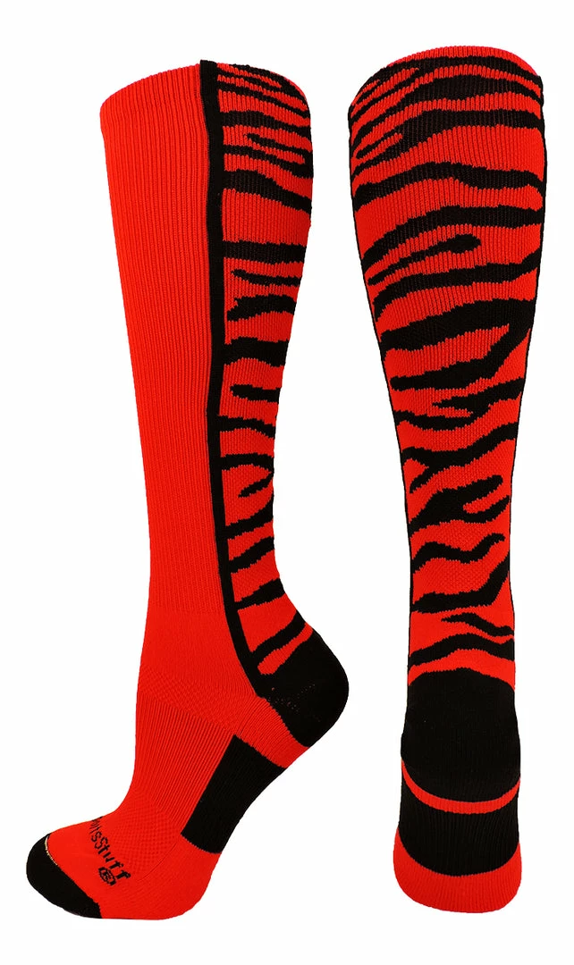 Deals ๐ MadSportsStuff โพ Baseball ๐งฆ Socks Crazy ๐งฆ Socks With Safari Tiger Stripes Over The Calf ๐งฆ Socks (multiple Colors) ๐ 12 MadSportsStuff Baseball Socks Crazy Socks With Safari Tiger Stripes Over The Calf Socks (multiple Colors)