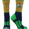 TCK University Of Notre Dame Socks Distressed Sublimated Crew All Schools