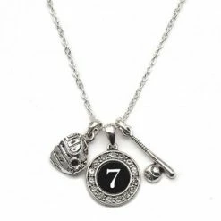 Budget ๐ MadSportsStuff Jewelry ๐ง Girls ๐ฅ Softball Necklace With Jersey Number (Available In 39 Numbers) โ๏ธ 63 MadSportsStuff Jewelry Girls Softball Necklace With Jersey Number (Available In 39 Numbers)