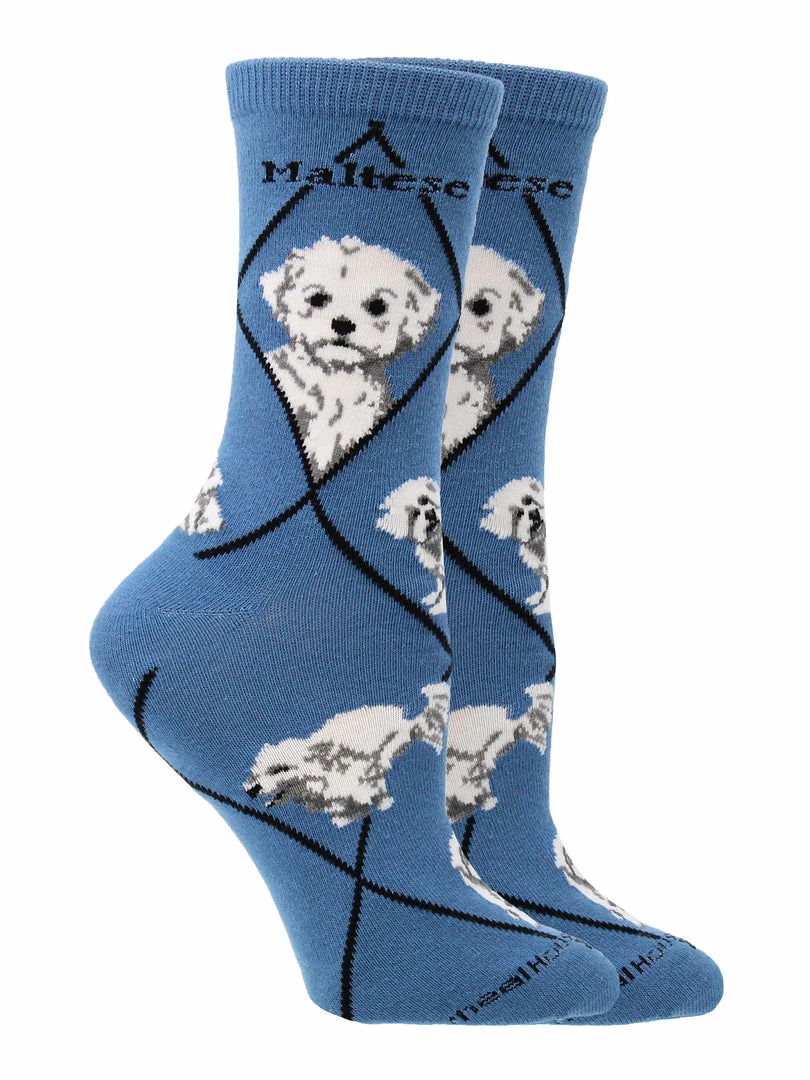 Cheap โ๏ธ WHD Maltese ๐งฆ Socks For ๐ฉ Women Gift For ๐ฆฎ Dog Lovers ๐ 1 WHD Maltese Socks For Women Gift For Dog Lovers