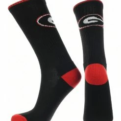 TCK Georgia Bulldogs Socks Campus Legend Crew Length