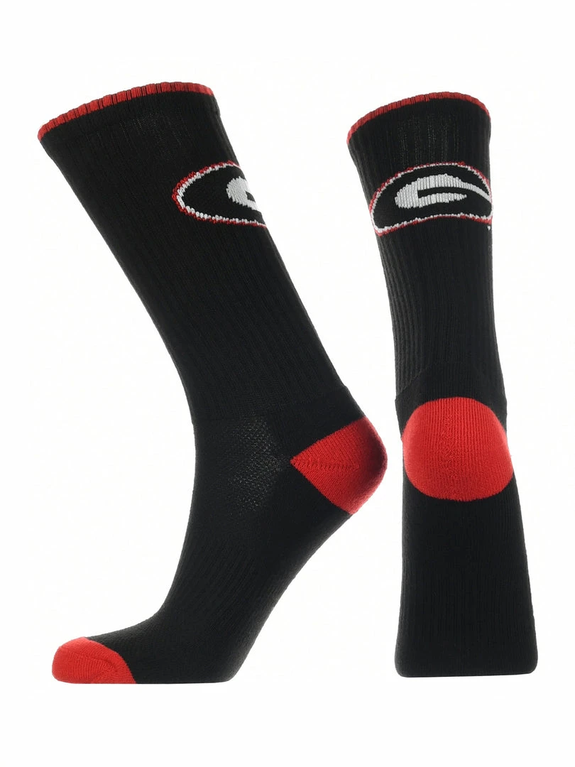 Deals ๐ TCK Georgia Bulldogs ๐งฆ Socks Campus Legend Crew Length ๐ฅ 2 TCK Georgia Bulldogs Socks Campus Legend Crew Length