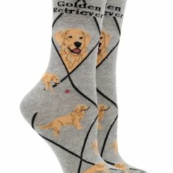 Buy โ๏ธ WHD Crazy ๐งฆ Socks - Crew Golden Retriever ๐งฆ Socks For ๐ฉ Women Gift For ๐ถ Dog Lovers โค๏ธ 11 WHD Crazy Socks - Crew Golden Retriever Socks For Women Gift For Dog Lovers