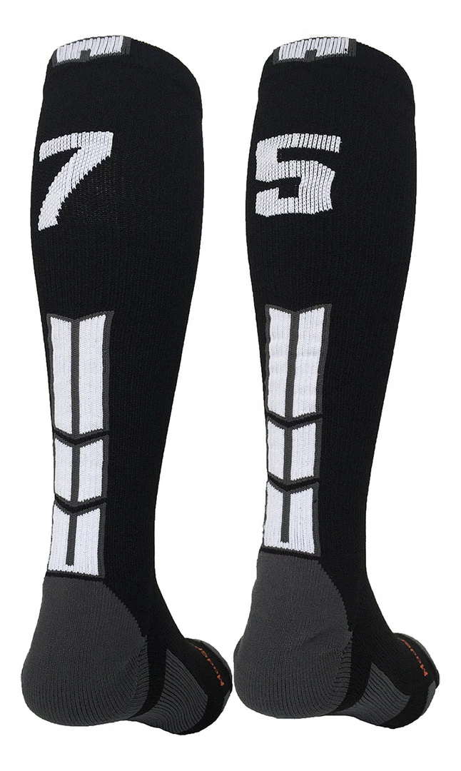 Outlet โ MadSportsStuff ๐ฅ Softball ๐งฆ Socks Black Player ID Custom Number Over The Calf ๐งฆ Socks For ๐ฅ Softball โพ Baseball Football Boys And ๐ง Girls ๐ 54 MadSportsStuff Softball Socks Black Player ID Custom Number Over The Calf Socks For Softball Baseball Football Boys And Girls
