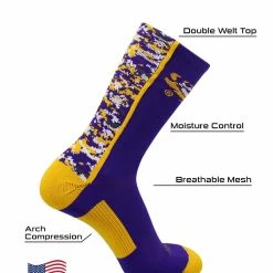 Discount ๐ TCK LSU Tigers Digital Camo Crew ๐งฆ Socks All Schools โญ 9 TCK LSU Tigers Digital Camo Crew Socks All Schools