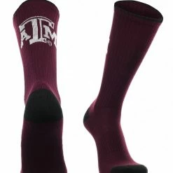 TCK Texas A&M Aggies Socks Campus Legend Crew Length All Schools