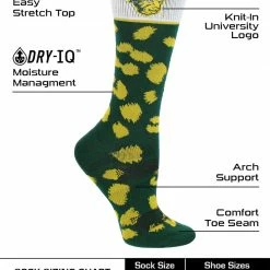 TCK North Dakota State Bison Socks Womens Savage Crew Socks