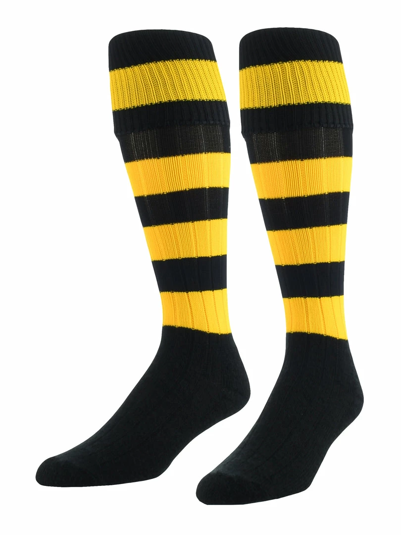 Best deal ๐งจ TCK Hoop Rugby ๐งฆ Socks With Stripes For Men Soccer ๐งฆ Socks ๐ 12 TCK Hoop Rugby Socks With Stripes For Men Soccer Socks