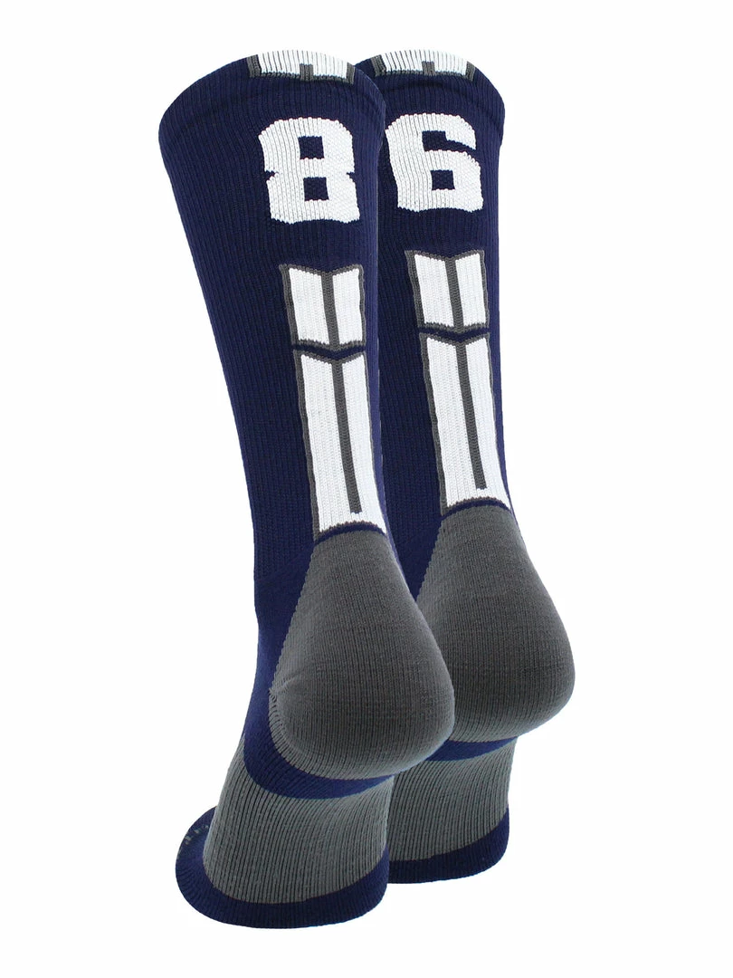 Deals ๐ MadSportsStuff Volleyball ๐งฆ Socks Navy Player ID Custom Number Crew ๐งฆ Socks For ๐ Basketball Lacrosse Volleyball Boys And ๐ง Girls ๐ 43 MadSportsStuff Volleyball Socks Navy Player ID Custom Number Crew Socks For Basketball Lacrosse Volleyball Boys And Girls