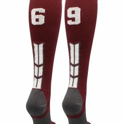 Best Sale ๐ MadSportsStuff Maroon Player ID Custom Number Over The Calf ๐งฆ Socks For ๐ฅ Softball โพ Baseball Football Boys And ๐ง Girls ๐ฅ Softball ๐งฆ Socks ๐ 114 MadSportsStuff Maroon Player ID Custom Number Over The Calf Socks For Softball Baseball Football Boys And Girls Softball Socks