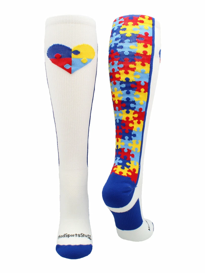 Best reviews of ๐ MadSportsStuff Puzzle Heart Autism Awareness Over The Calf ๐งฆ Socks โพ Baseball ๐งฆ Socks ๐ 5 MadSportsStuff Puzzle Heart Autism Awareness Over The Calf Socks Baseball Socks