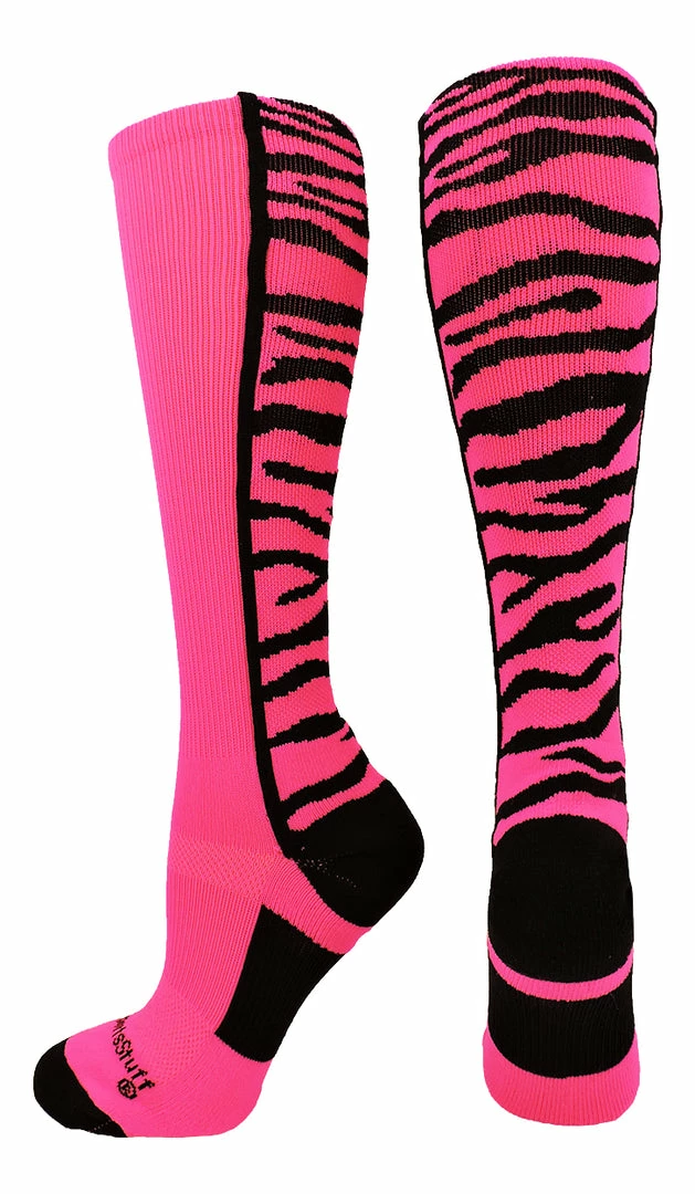 Deals ๐ MadSportsStuff โพ Baseball ๐งฆ Socks Crazy ๐งฆ Socks With Safari Tiger Stripes Over The Calf ๐งฆ Socks (multiple Colors) ๐ 8 MadSportsStuff Baseball Socks Crazy Socks With Safari Tiger Stripes Over The Calf Socks (multiple Colors)