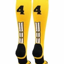 Cheap ๐ MadSportsStuff ๐ฅ Softball ๐งฆ Socks Gold Player ID Custom Number Over The Calf ๐งฆ Socks For ๐ฅ Softball โพ Baseball Football Boys And ๐ง Girls ๐ 189 MadSportsStuff Softball Socks Gold Player ID Custom Number Over The Calf Socks For Softball Baseball Football Boys And Girls