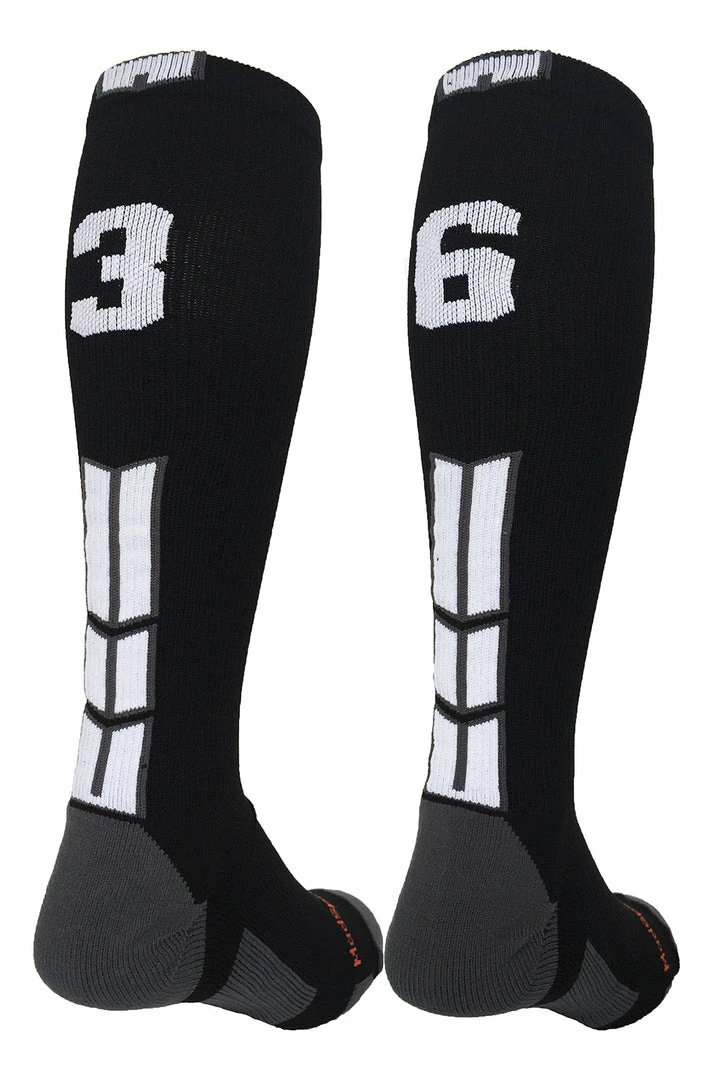Cheap ๐ฅฐ MadSportsStuff ๐ฅ Softball ๐งฆ Socks Black Player ID Custom Number Over The Calf ๐งฆ Socks For ๐ฅ Softball โพ Baseball Football Boys And ๐ง Girls ๐ 105 MadSportsStuff Softball Socks Black Player ID Custom Number Over The Calf Socks For Softball Baseball Football Boys And Girls