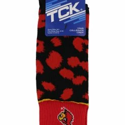 Wholesale โญ TCK All Schools Louisville Cardinals ๐งฆ Socks ๐ฉ Womens Savage Crew ๐งฆ Socks โ๏ธ 8 TCK All Schools Louisville Cardinals Socks Womens Savage Crew Socks