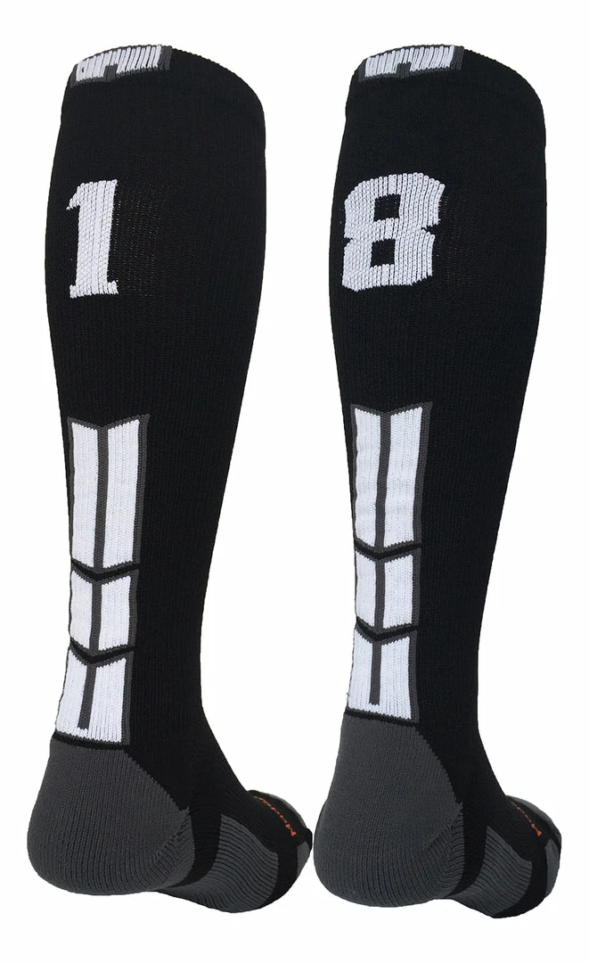 Outlet โ MadSportsStuff ๐ฅ Softball ๐งฆ Socks Black Player ID Custom Number Over The Calf ๐งฆ Socks For ๐ฅ Softball โพ Baseball Football Boys And ๐ง Girls ๐ 61 MadSportsStuff Softball Socks Black Player ID Custom Number Over The Calf Socks For Softball Baseball Football Boys And Girls