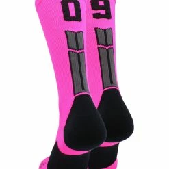 Best deal ๐ฏ MadSportsStuff Neon Pink And Black Player ID Custom Number Crew ๐งฆ Socks For ๐ Basketball Lacrosse Volleyball Boys And ๐ง Girls ๐คฉ 173 MadSportsStuff Neon Pink And Black Player ID Custom Number Crew Socks For Basketball Lacrosse Volleyball Boys And Girls